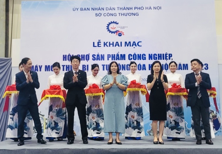 KHAI MẠC HỘI CHỢ SẢN PHẨM CÔNG NGHIỆP, MÁY MÓC THIẾT BỊ VÀ TỰ ĐỘNG HÓA HÀ NỘI NĂM 2023