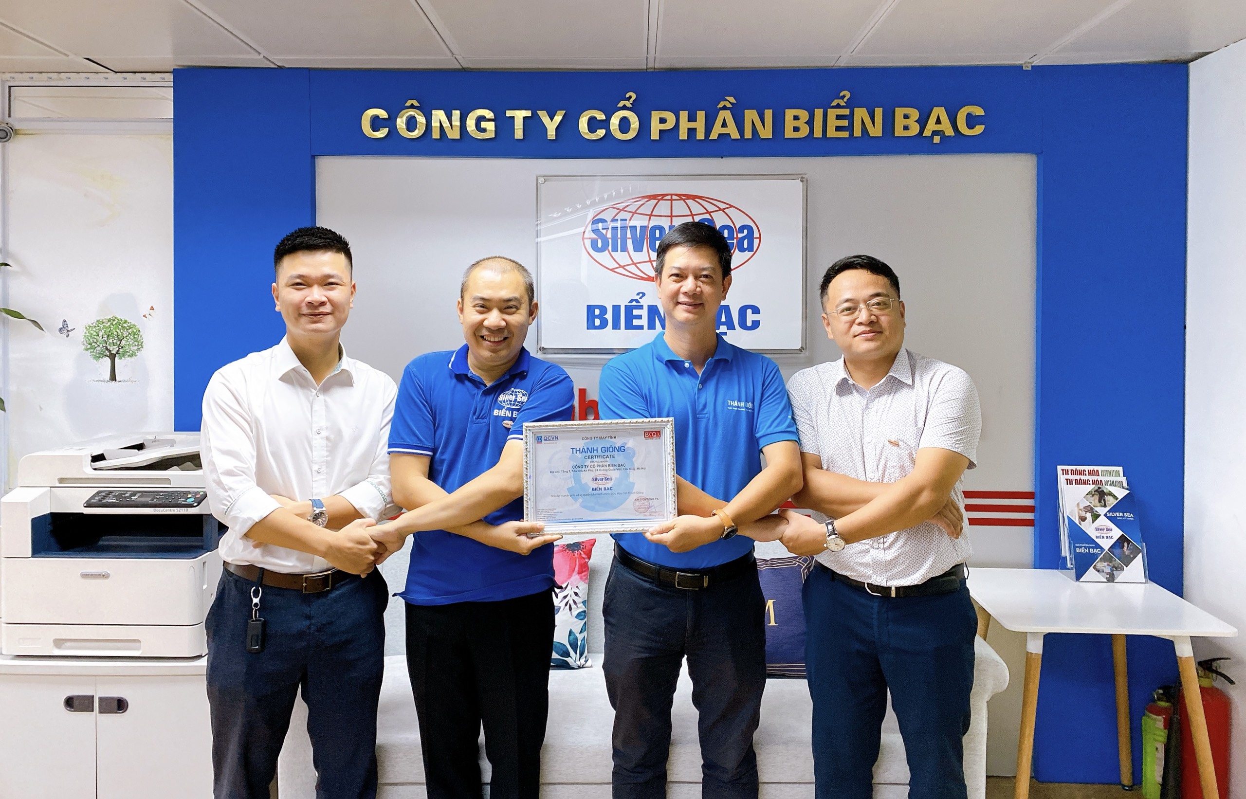 MÁY TÍNH THÁNH GIÓNG GẶP GỠ CÔNG TY CỔ PHẦN BIỂN BẠC