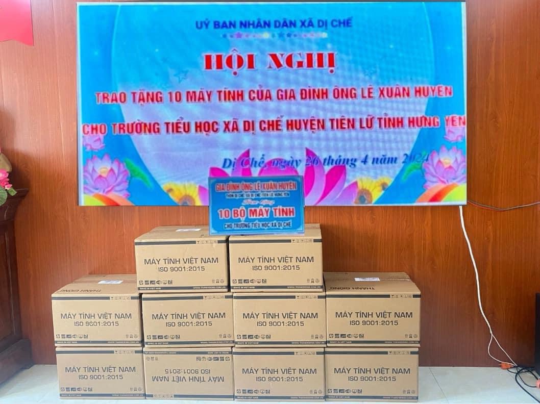 MÁY TÍNH THÁNH GIÓNG - NÂNG CAO CƠ HỘI HỌC TẬP CHO HỌC SINH TRƯỜNG TIỂU HỌC XÃ DỊ CHẾ