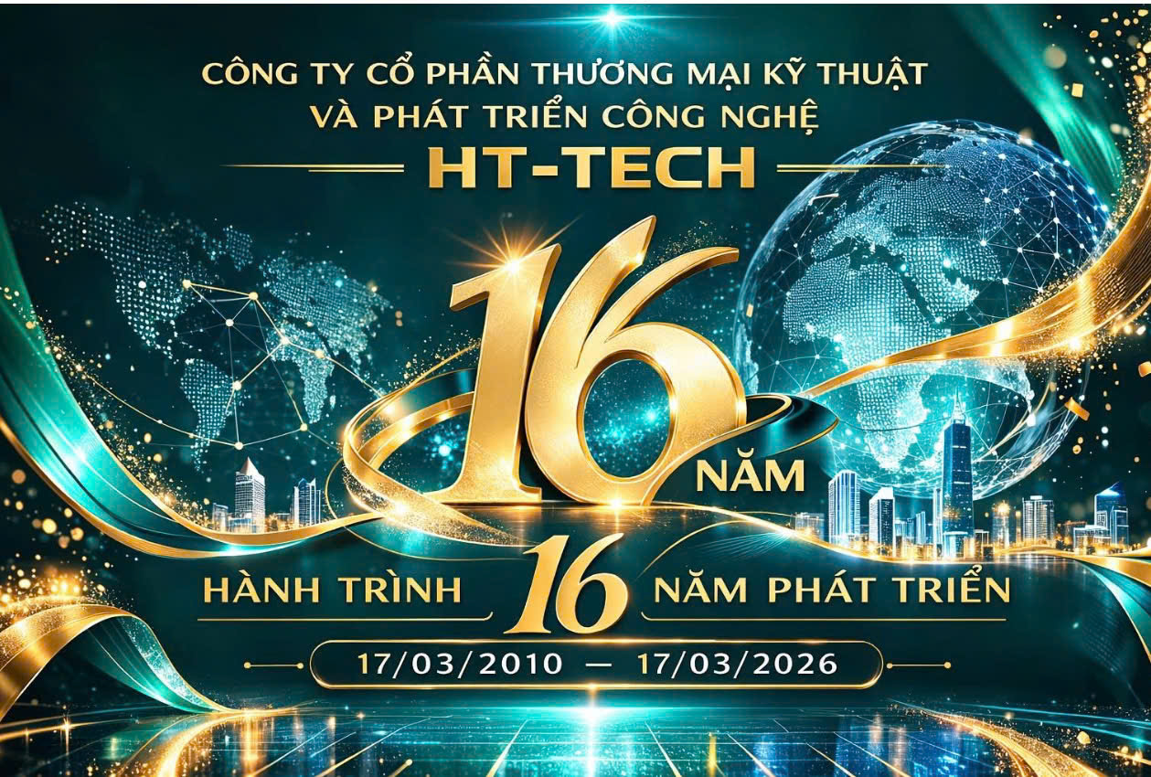 MÁY TÍNH THÁNH GIÓNG CHÚC MỪNG KỶ NIỆM 16 NĂM THÀNH LẬP ĐỐI TÁC HT-TECH: HÀNH TRÌNH KHÁT VỌNG VÀ SỰ KẾT NỐI BỀN VỮNG