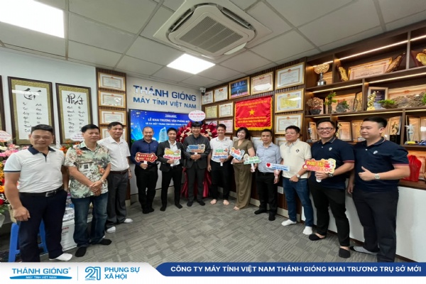 CÔNG TY MÁY TÍNH VIỆT NAM THÁNH GIÓNG KHAI TRƯƠNG TRỤ SỞ MỚI